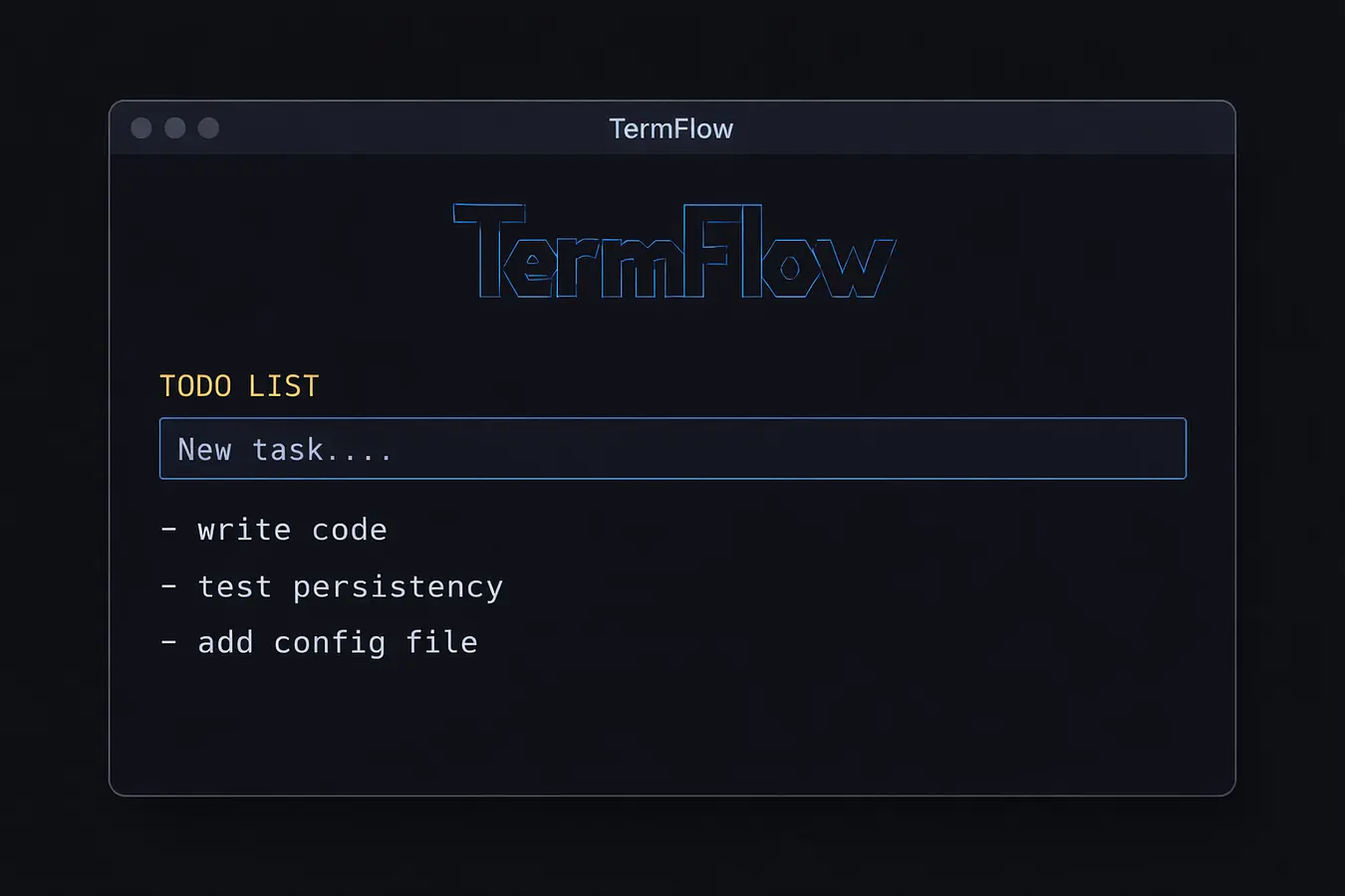 TermFlow — A Minimal Terminal Productivity Suite banner