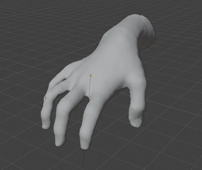 3D Hand game banner