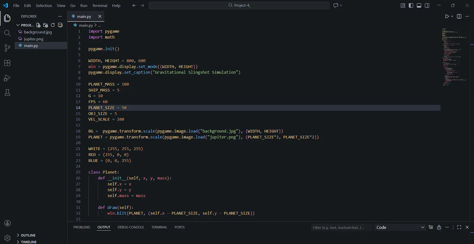 Gravitational Slingshot Simulation banner