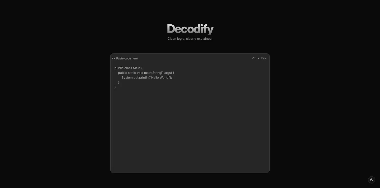 Decodify banner