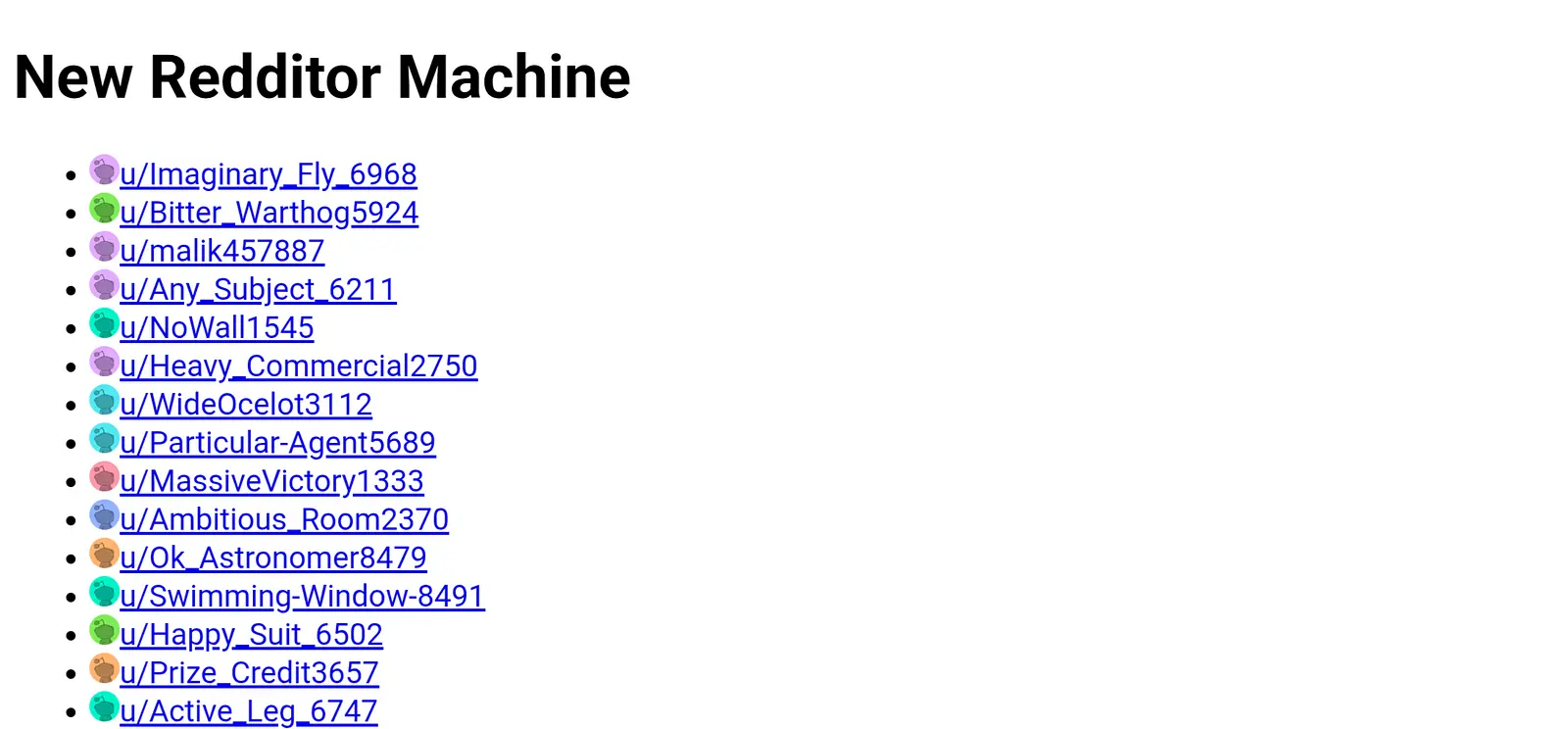 New Redditor Machine banner