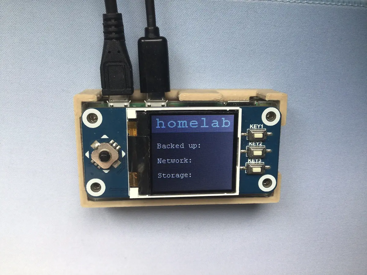NixOS RPi Homelab + NAS + AQI monitor w/ Display banner