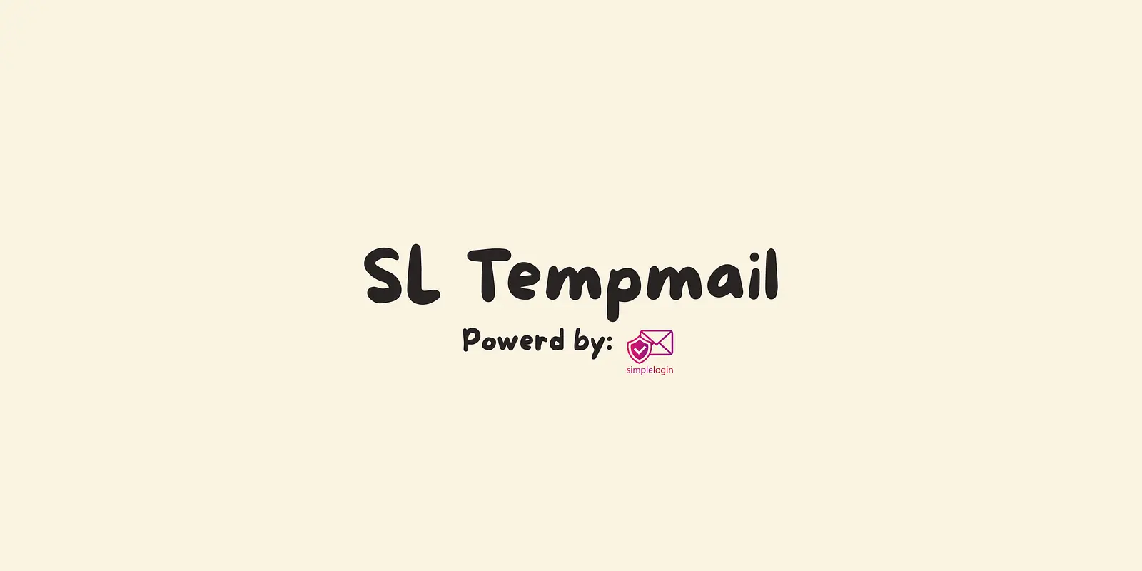 simpel login temp mail banner