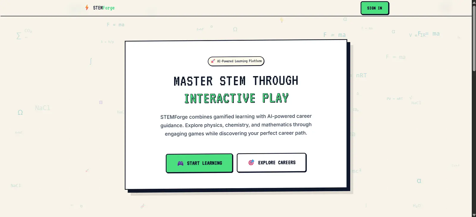  STEMForge - A Gamified STEM Learning Platform banner