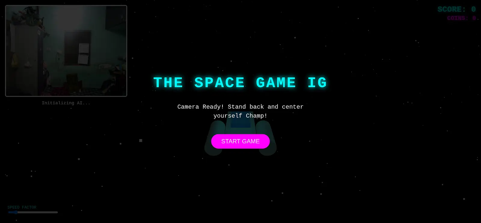 An awesome space game with a twist banner